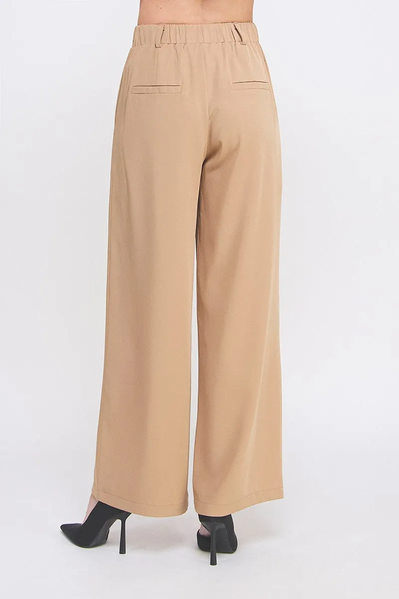 Camel Silky Trouser