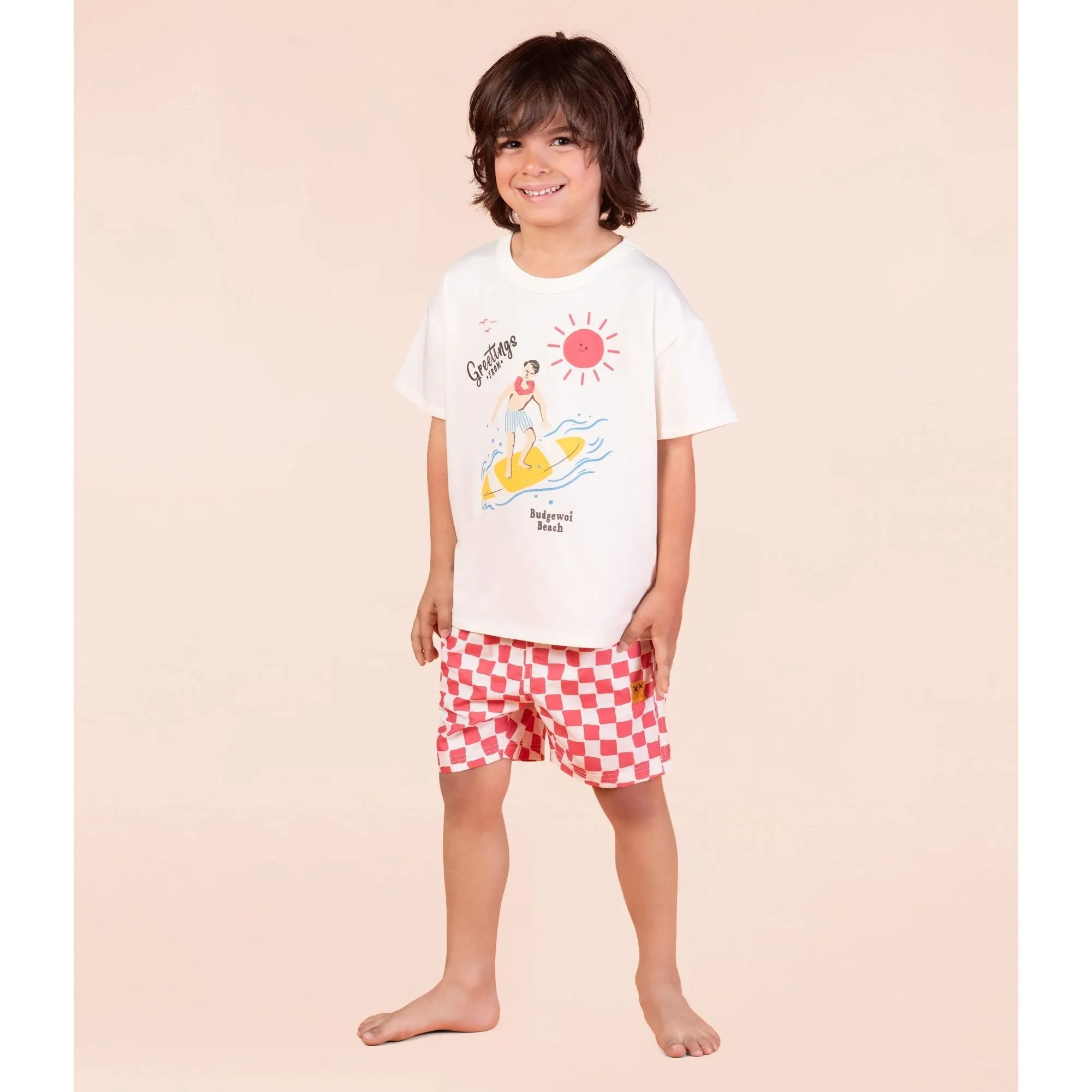 Red Checker Shorts