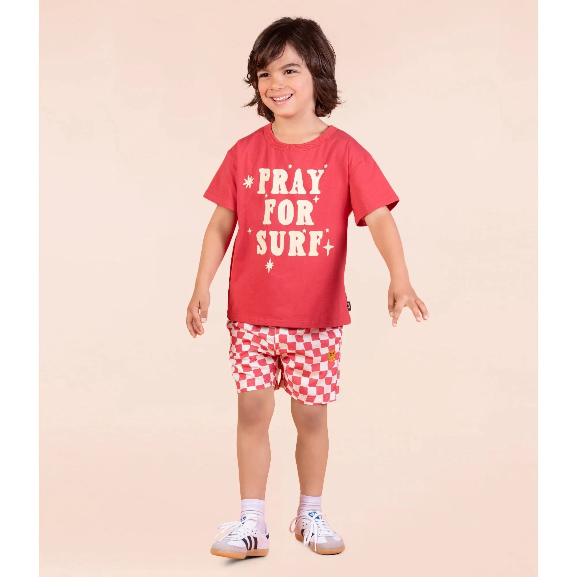 Red Checker Shorts